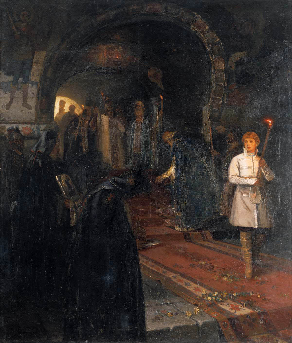 Нестеров М.. До государя челобитчики. 1886