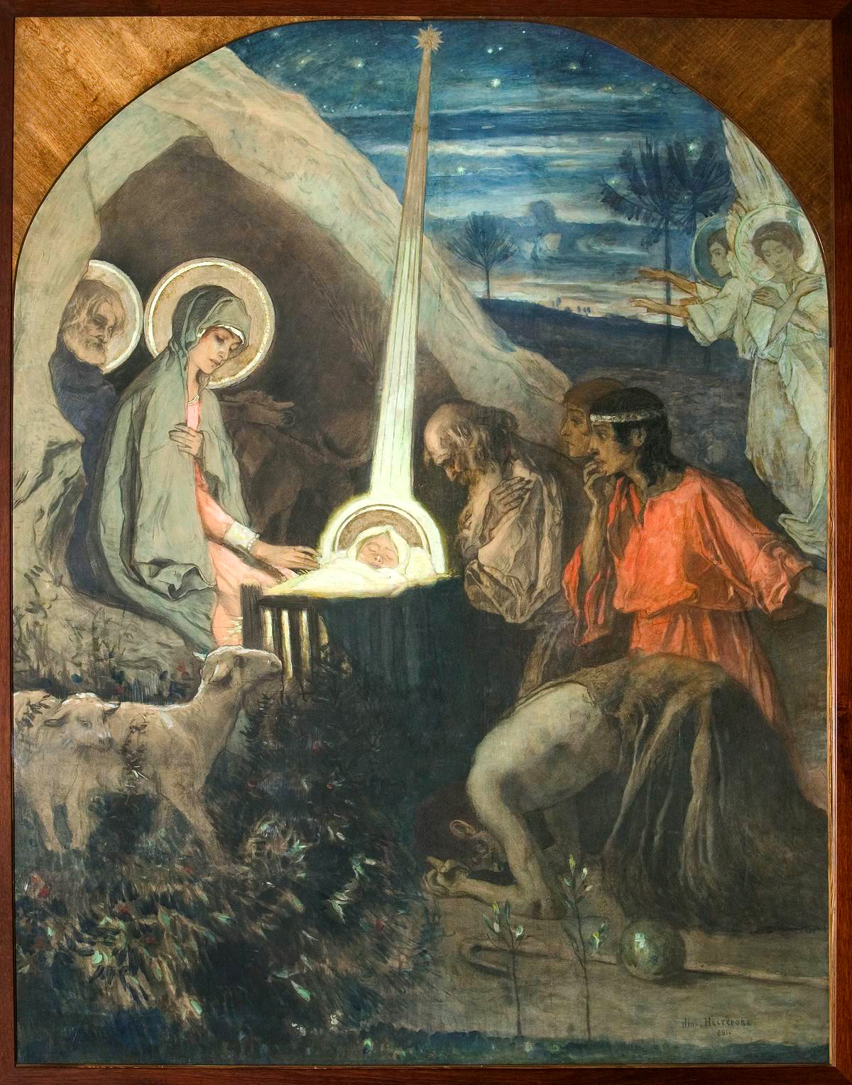 Нестеров М.. Рождество Христово. 1890-1891