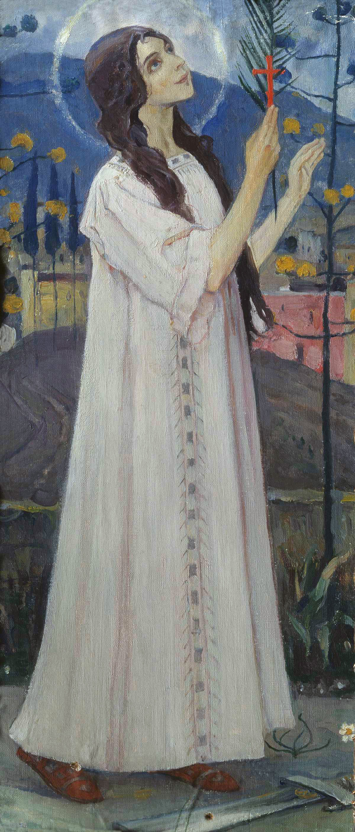 Нестеров М.. Великомученица Варвара. Сер. 1890-х