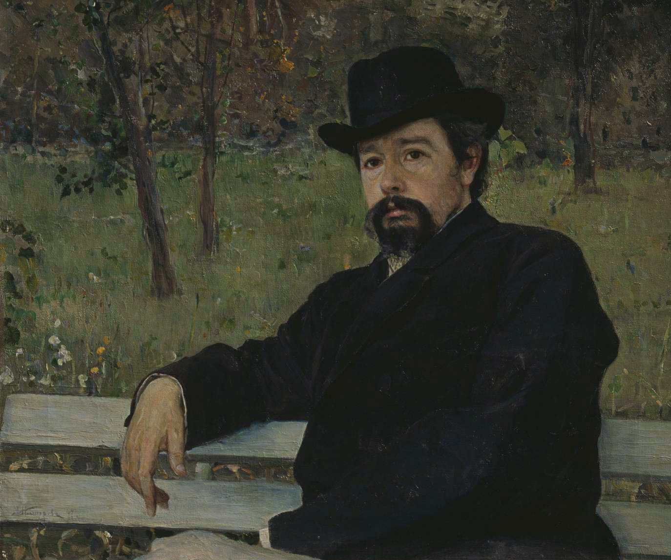 Нестеров М.. Портрет Н.А.Ярошенко. 1897