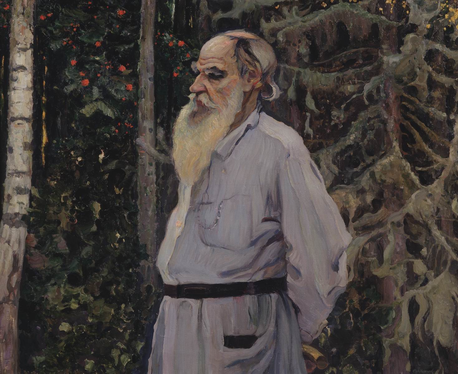 Нестеров М.. Портрет Л.Н.Толстого. 1918