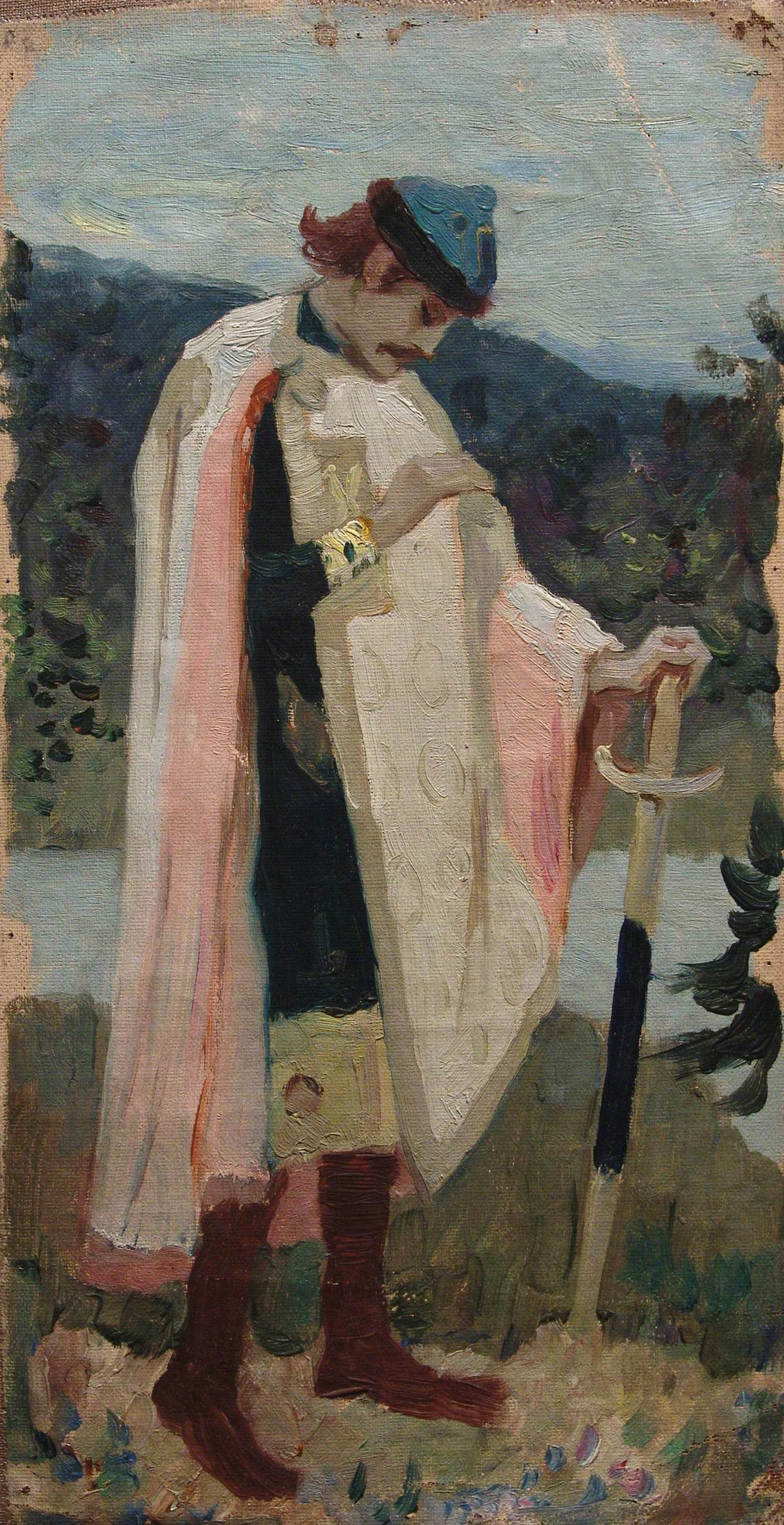 Нестеров М.. Мученик князь Борис. 1892