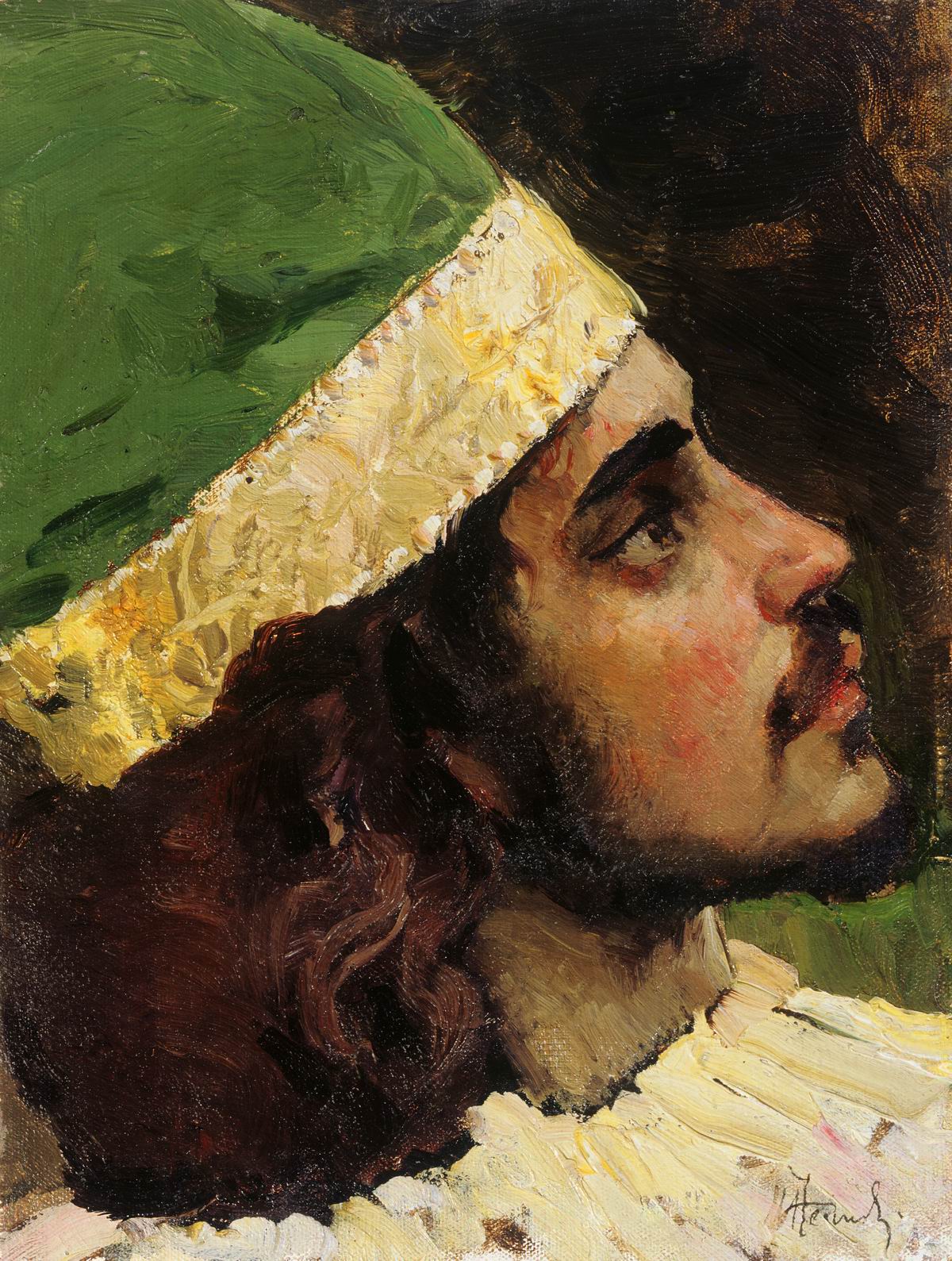 Нестеров М.. Голова князя. 1905
