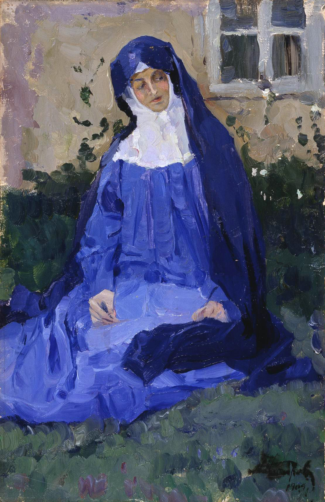 Нестеров М.. Монашка. 1909