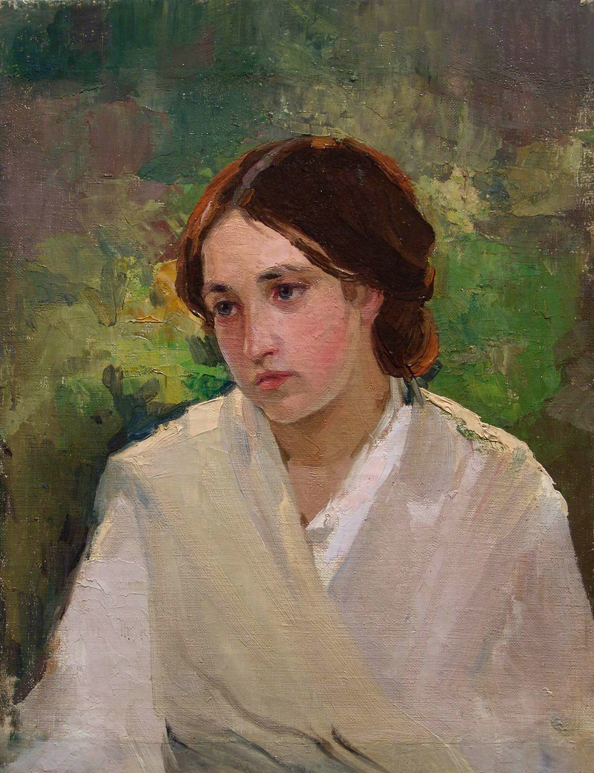 Нестеров М.. Портрет девушки. Около 1910