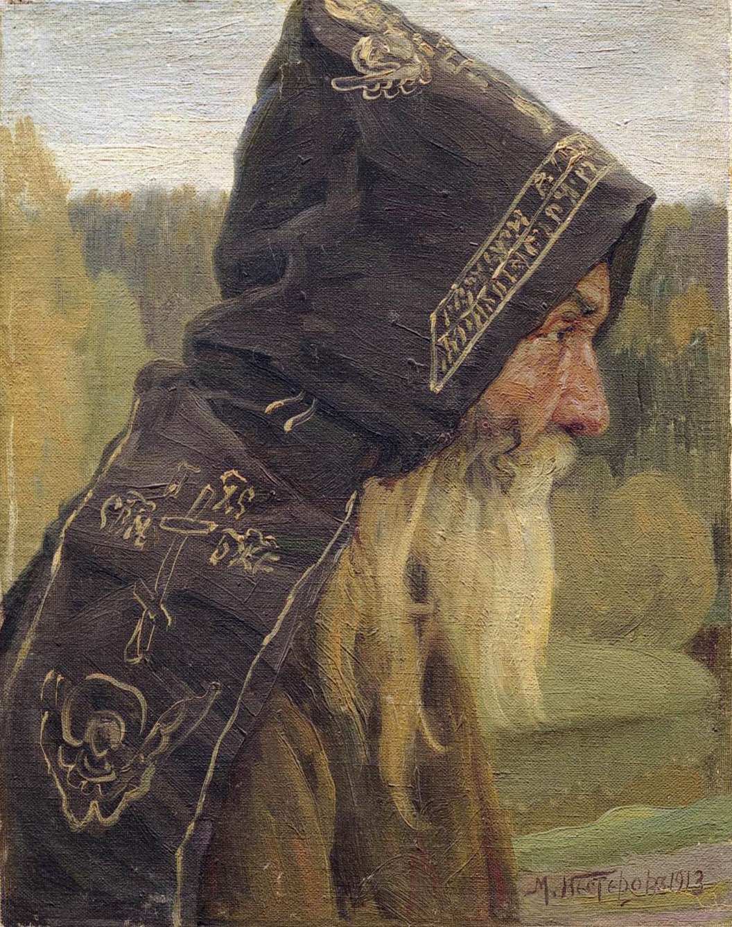 Нестеров М.. Монах. 1913