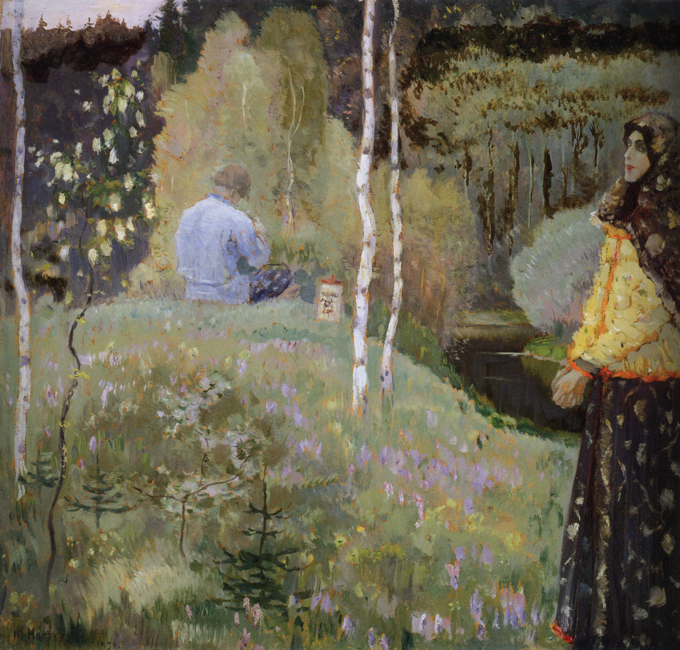 Нестеров М.. Свирель (Весенняя сказка). 1931