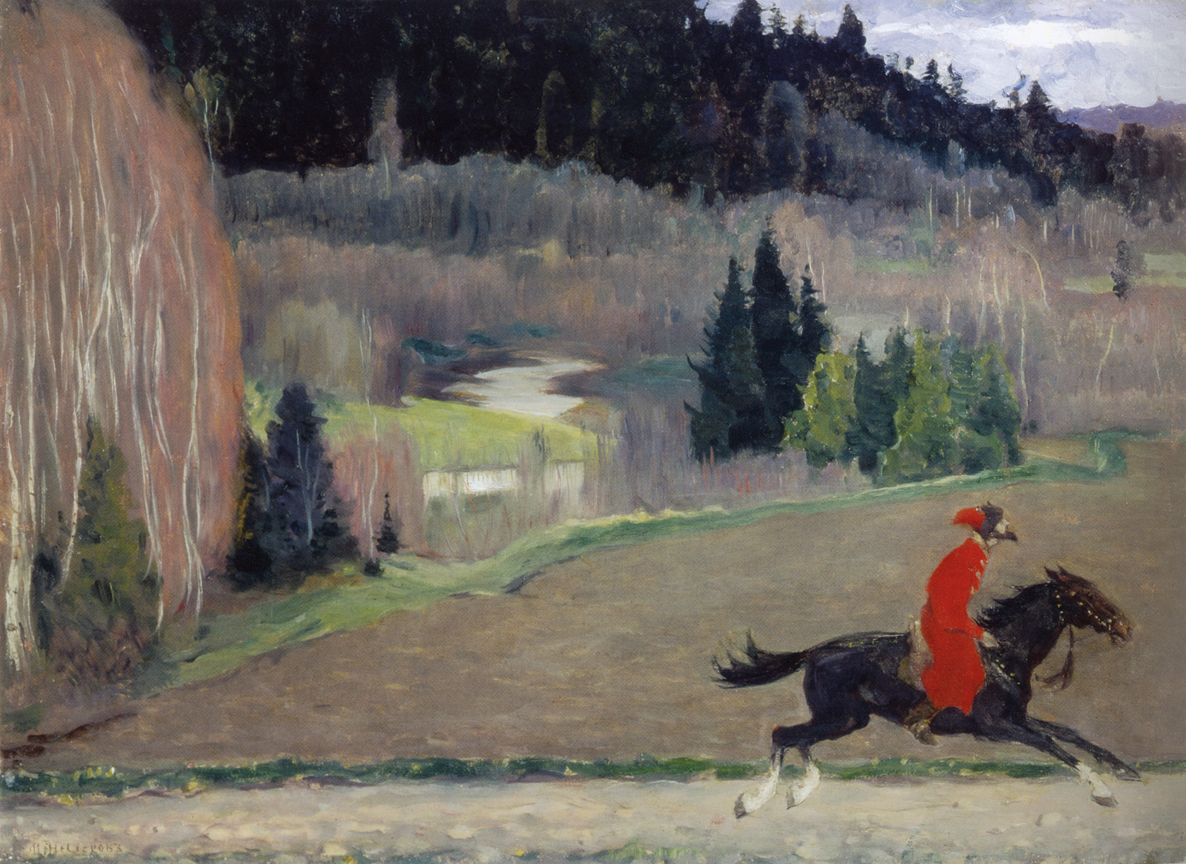 Нестеров М.. Гонец. 1920-е