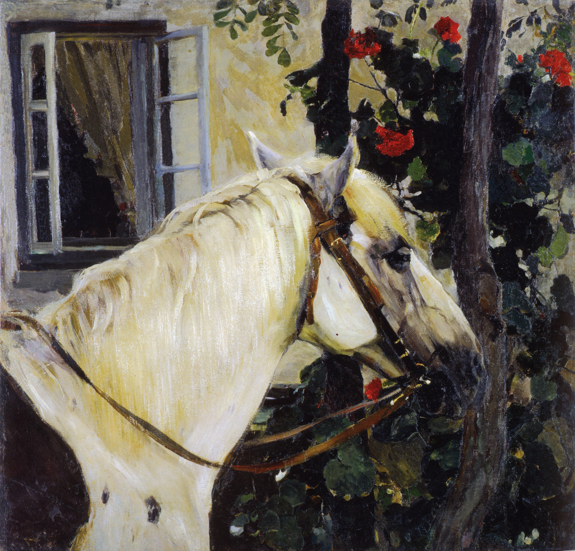 Нестеров М.. Голова лошади. Конец 1910-х