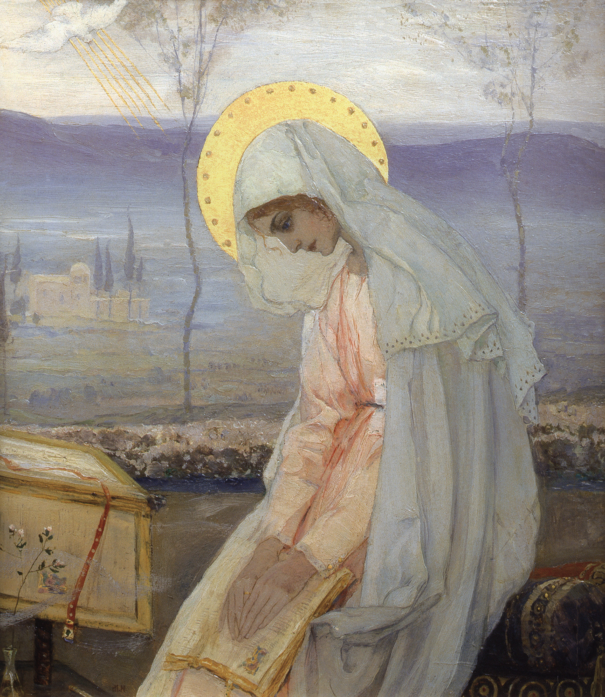 Нестеров М.. Дева Мария. 1898