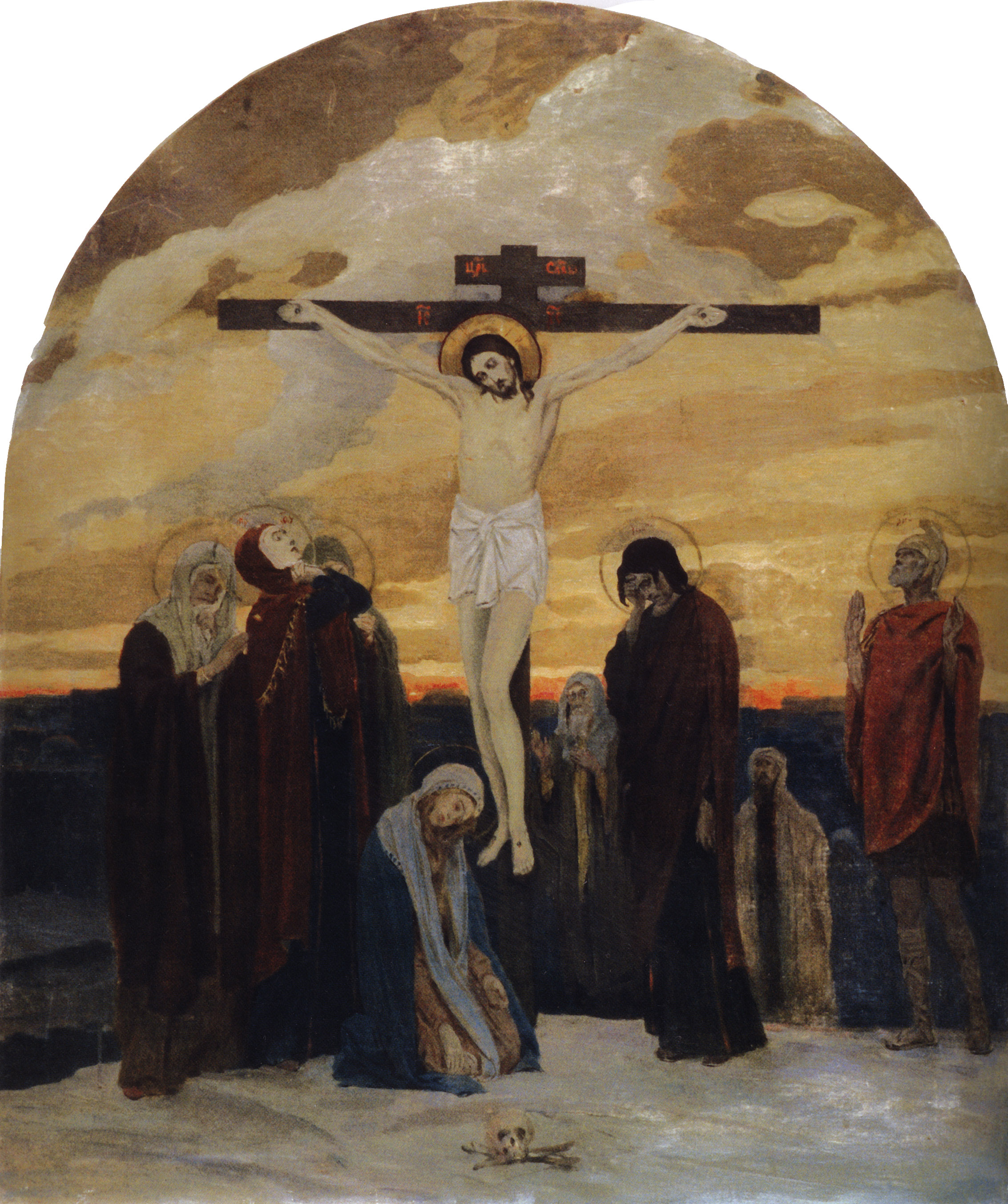 Нестеров М.. Распятие (Голгофа). 1890-1900-е