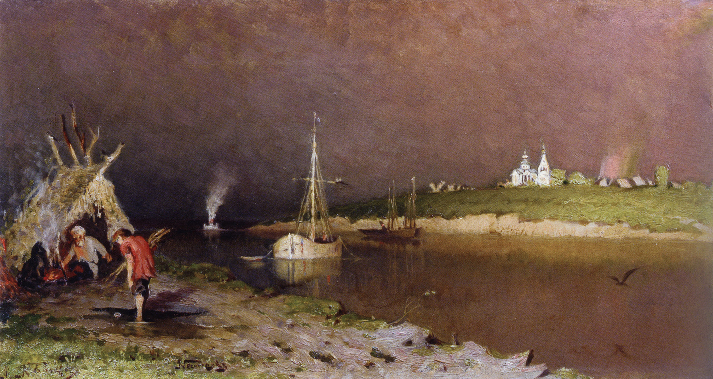 Нестеров М.. После дождя. 1883