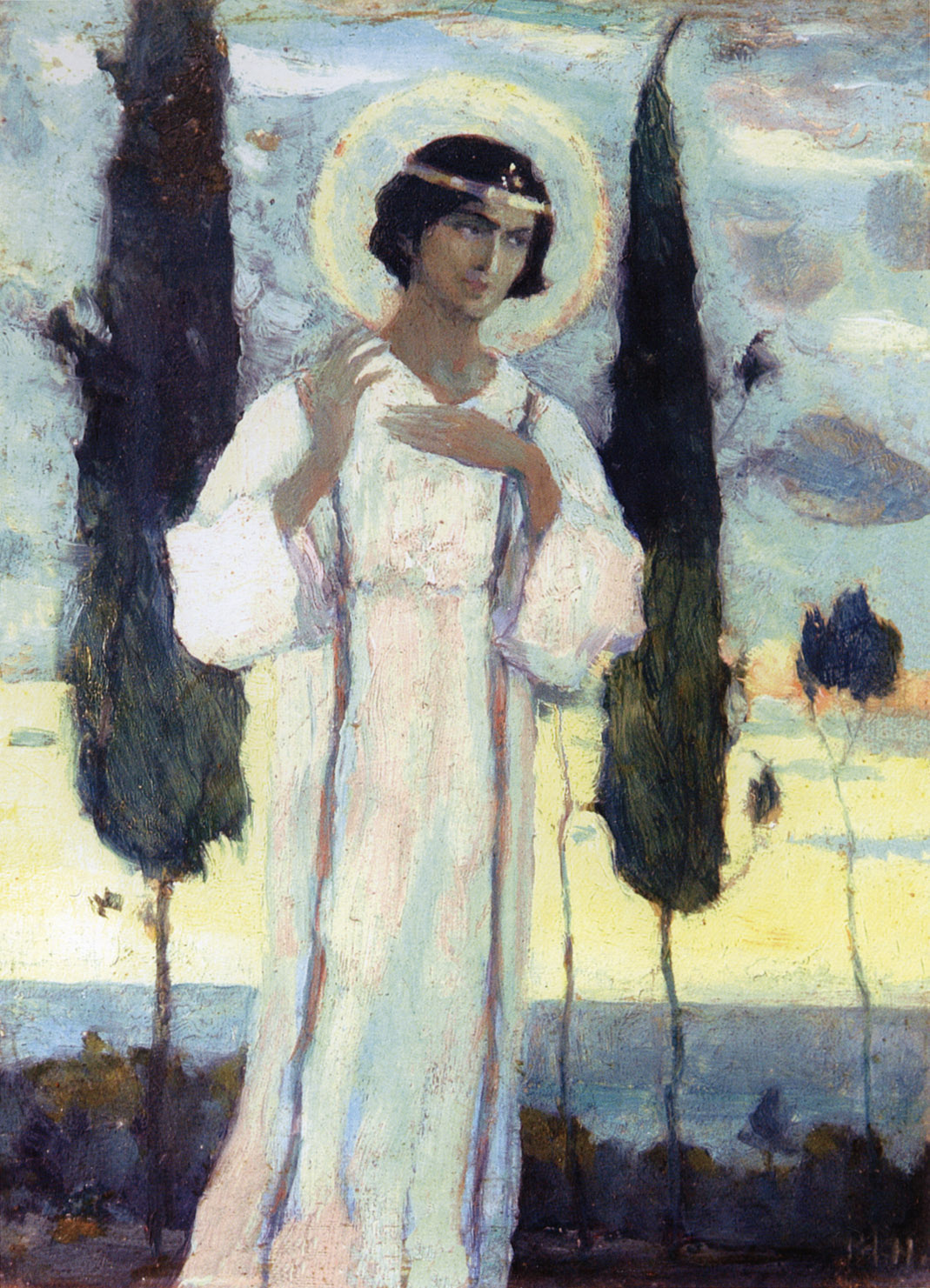 Нестеров М.. Преподобный Алексий, человек Божий. 1900-1910-е