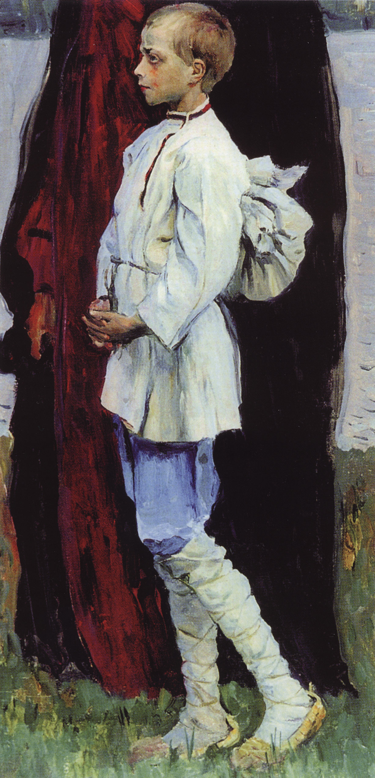 Нестеров М.. Христос с мальчиком. Перв. пол. 1910-х