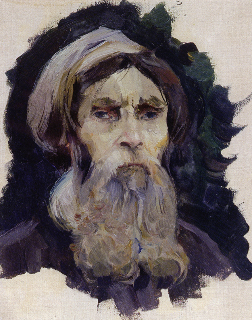 Нестеров М.. Пожилой мужчина. 1914