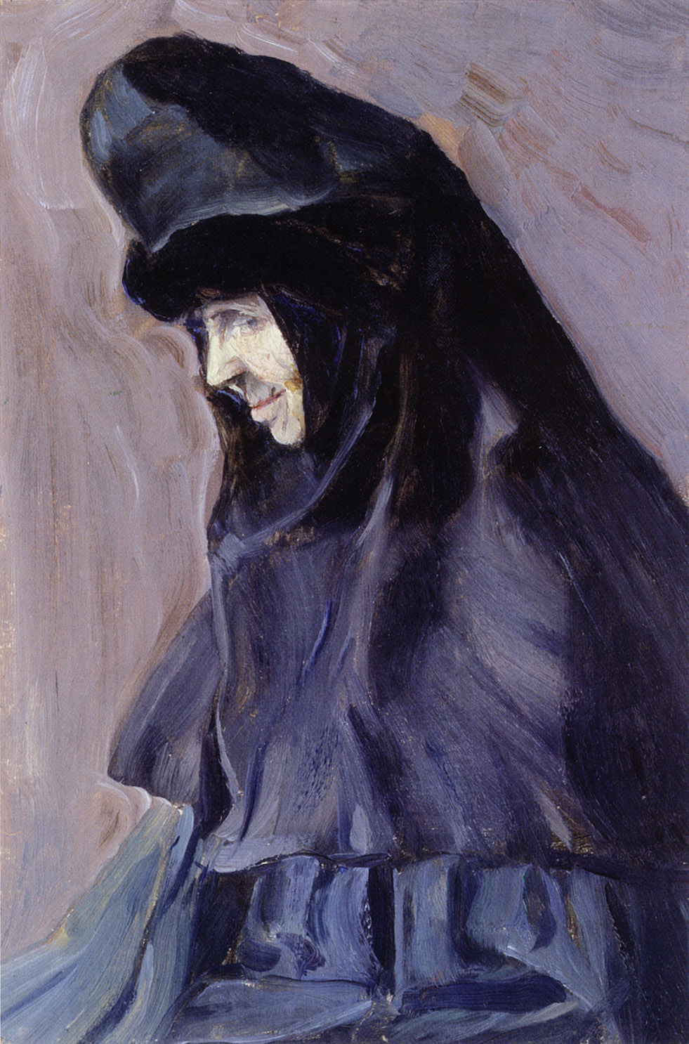 Нестеров М.. Монахиня. 1914