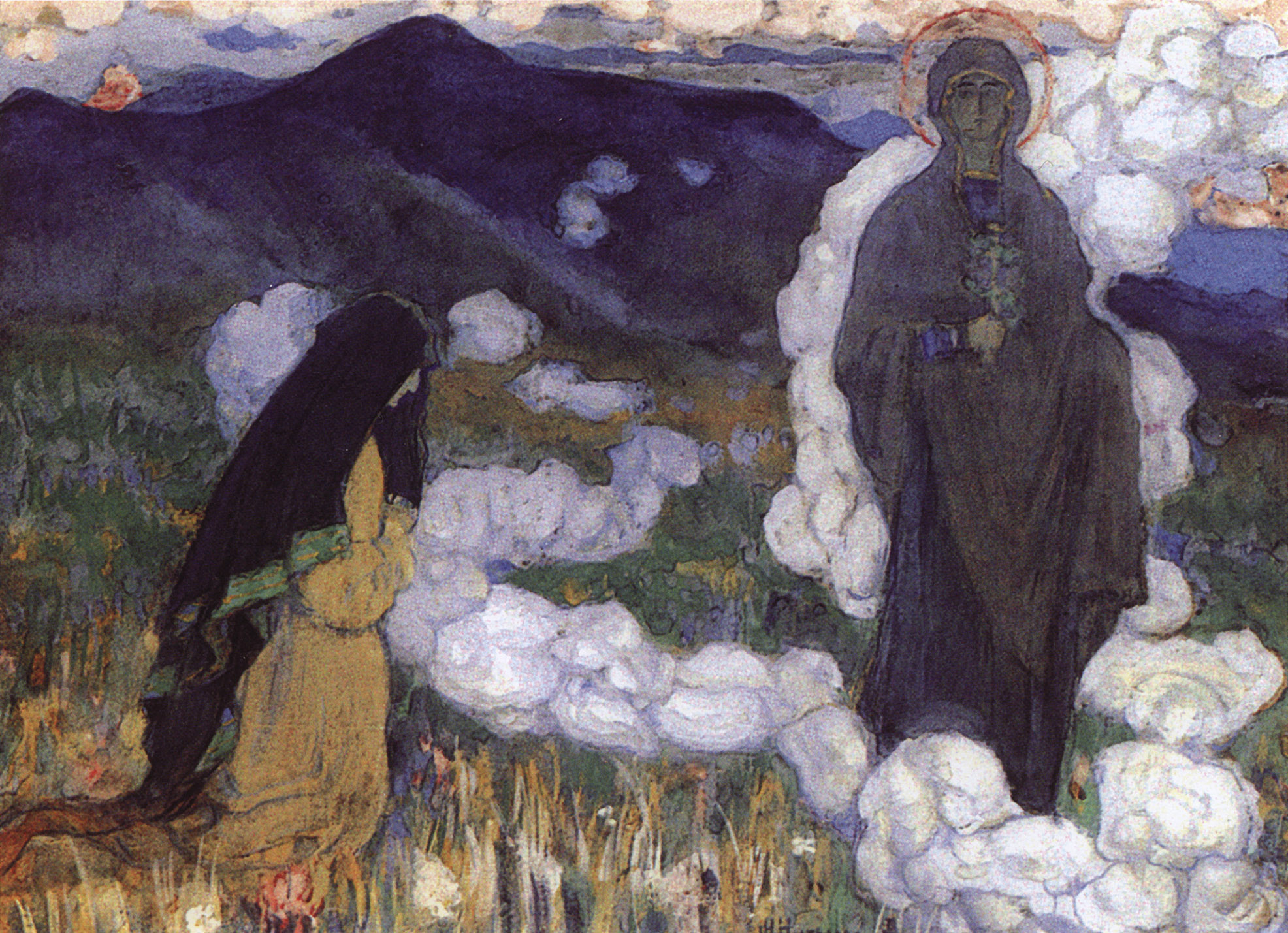 Нестеров М.. Видение Богородицы. 1910-е