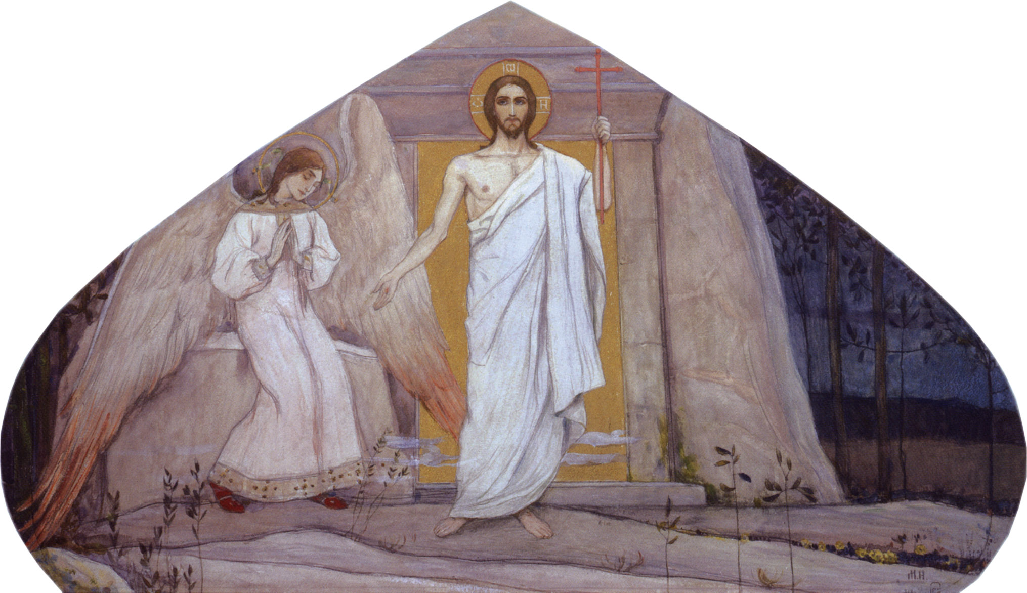 Нестеров М.. Воскресение Христово. 1895