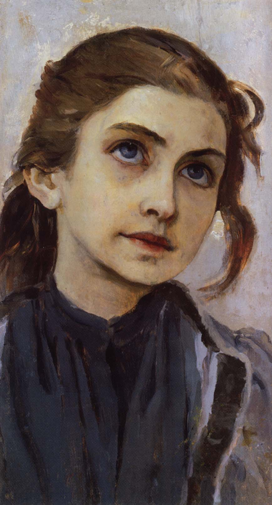 Нестеров М.. Девочка. 1890-1891