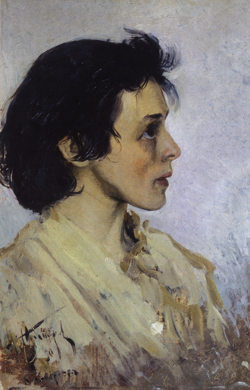 Нестеров М.. Портрет Анны Константиновны Чертковой. 1890