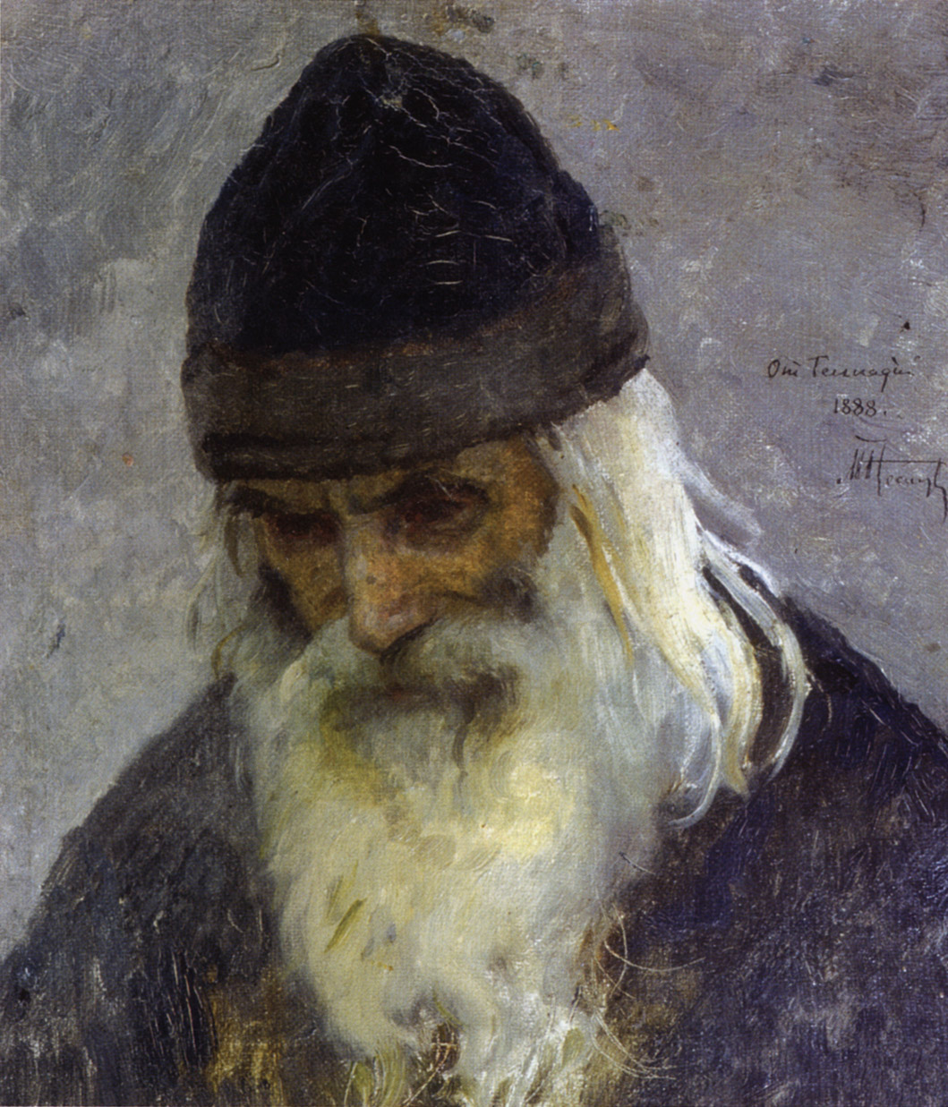 Нестеров М.. Отец Геннадий. 1888