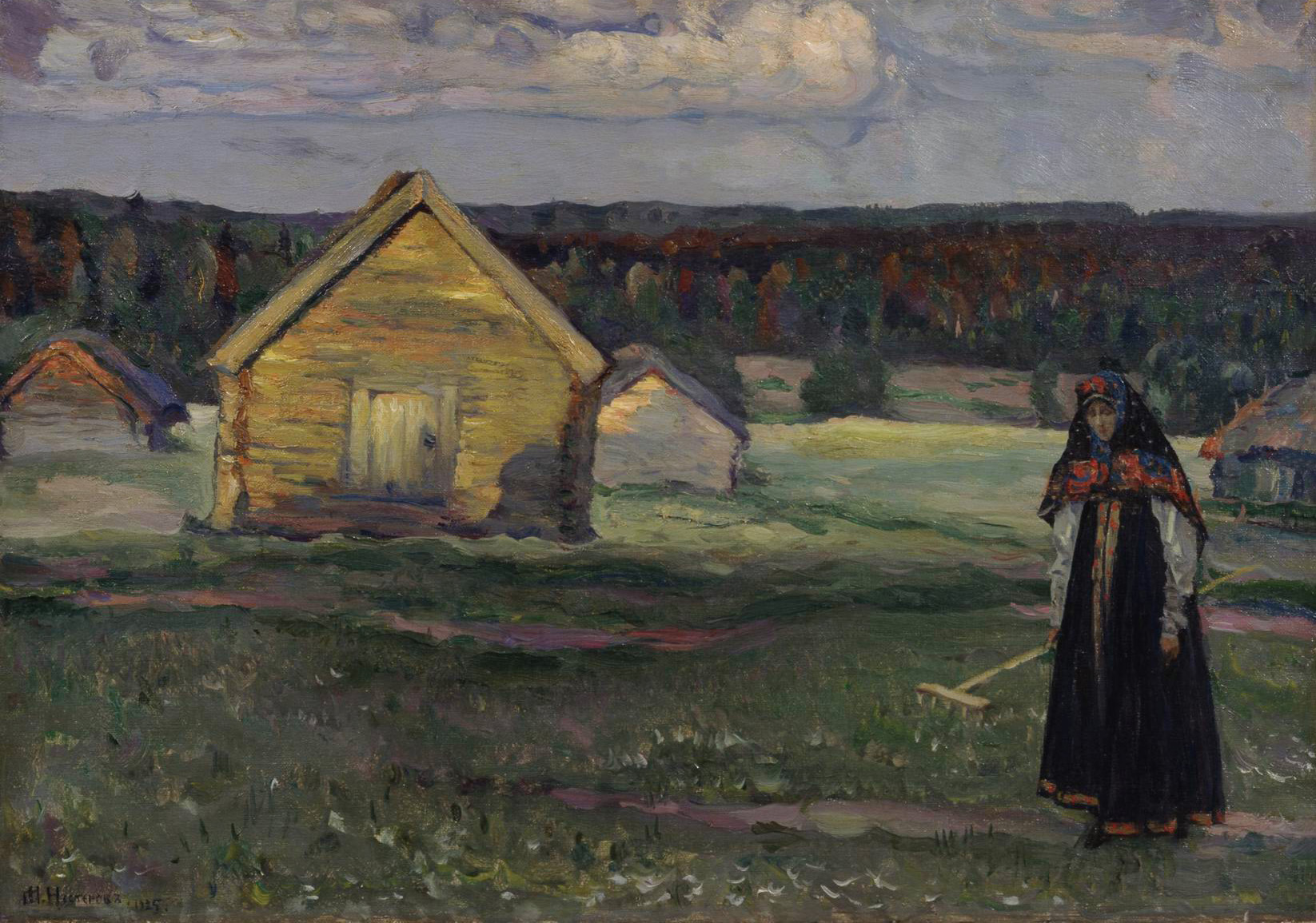 Нестеров М.. Сенокос. 1925