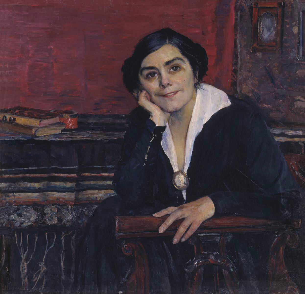 Нестеров М.. Портрет А.М.Щепкиной. 1925