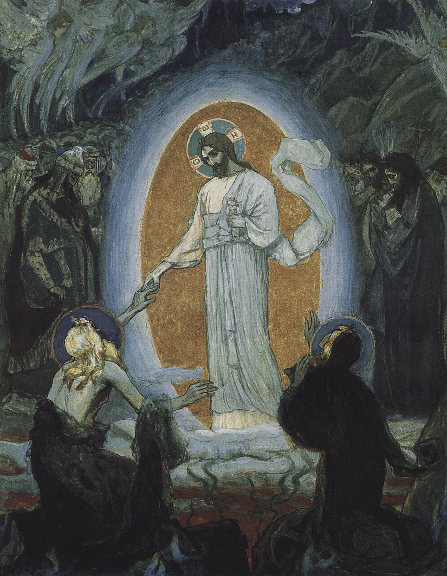 Нестеров М.. Сошествие Христа во Ад. 1895