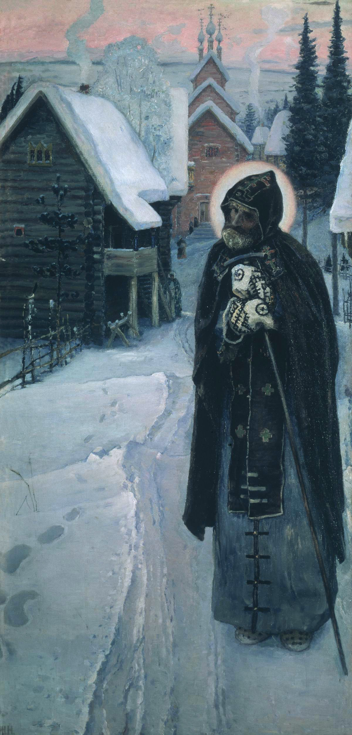 Нестеров М.. Труды преподобного Сергия. 1896-1897