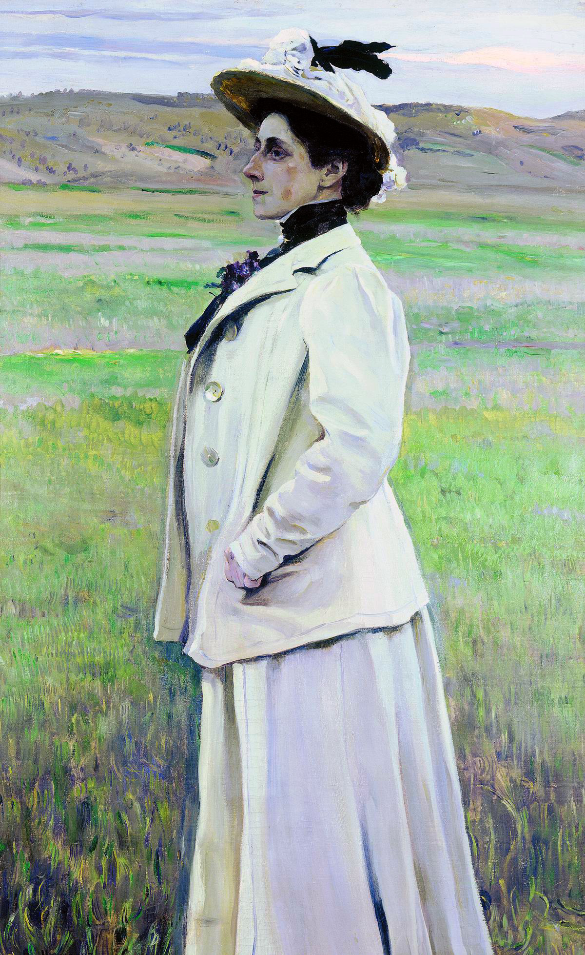 Нестеров М.. Портрет княгини Н.Г.Яшвиль. 1905