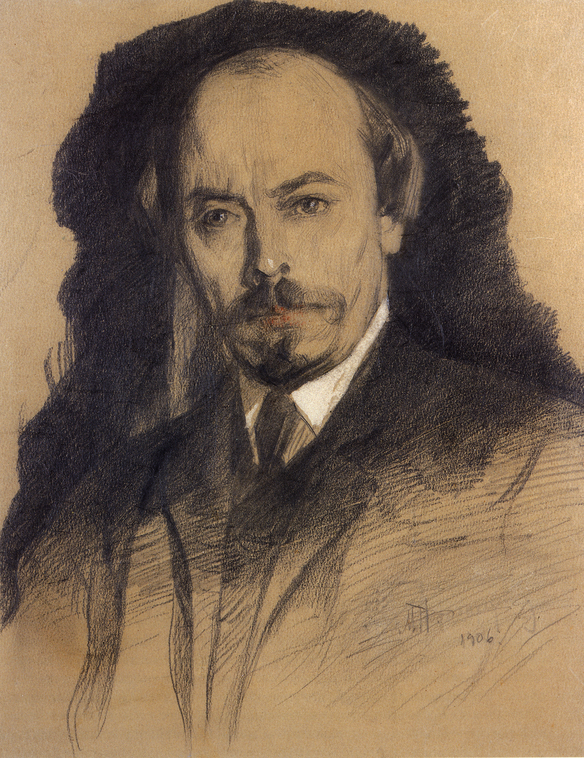 Нестеров М.. Автопортрет. 1906