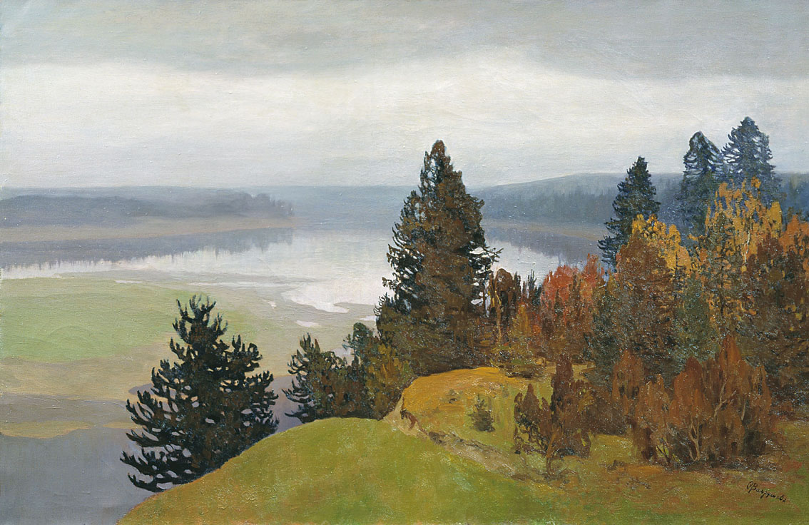 Вахрушов. Над рекой Сухоной. 1910