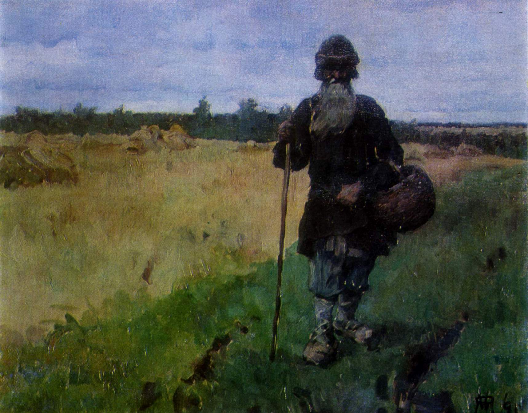Якунчикова. В поле. 1891