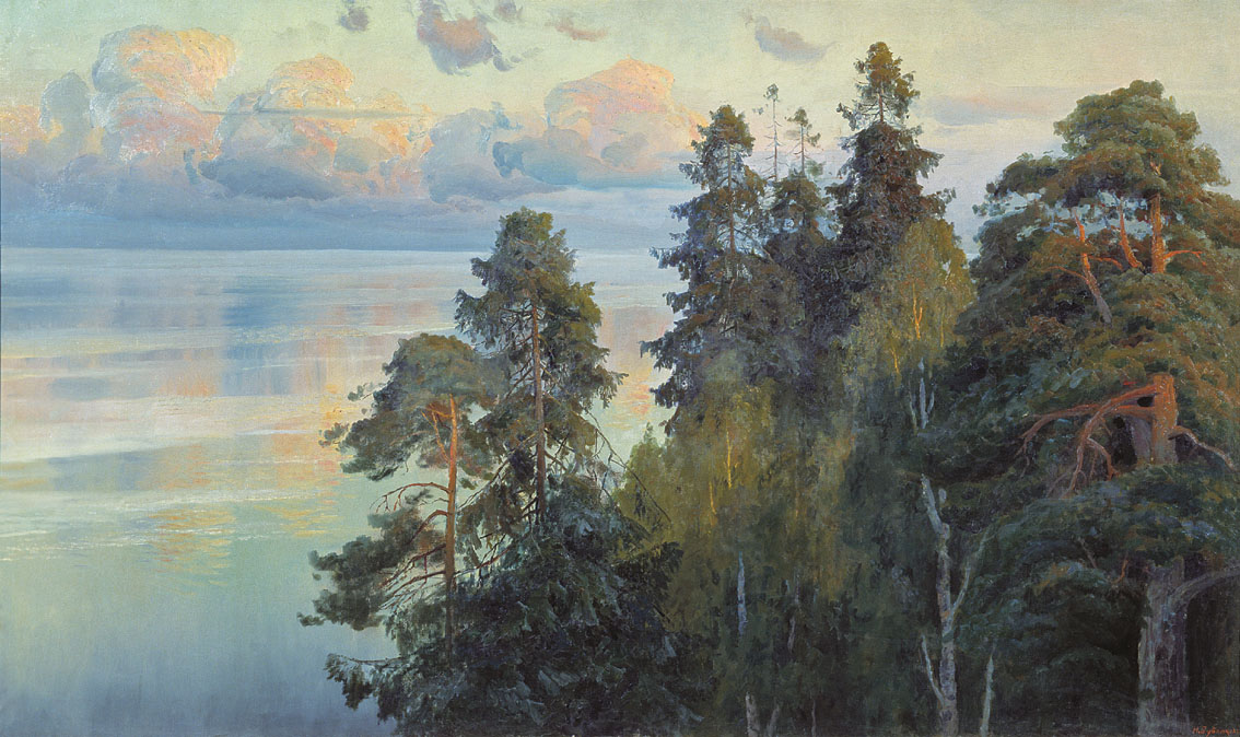 Бубликов. Лес над морем. 1918