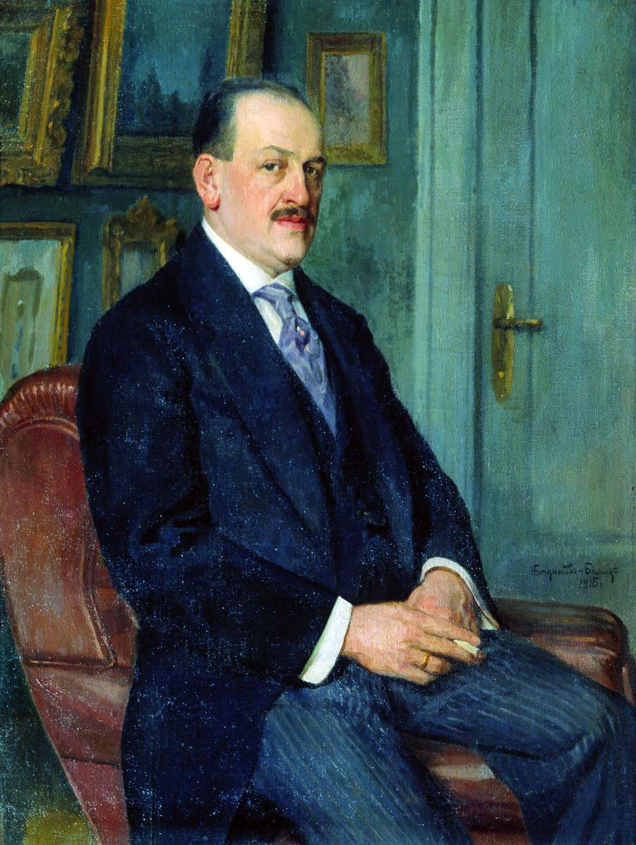 Богданов-Бельский. Автопортрет. 1915