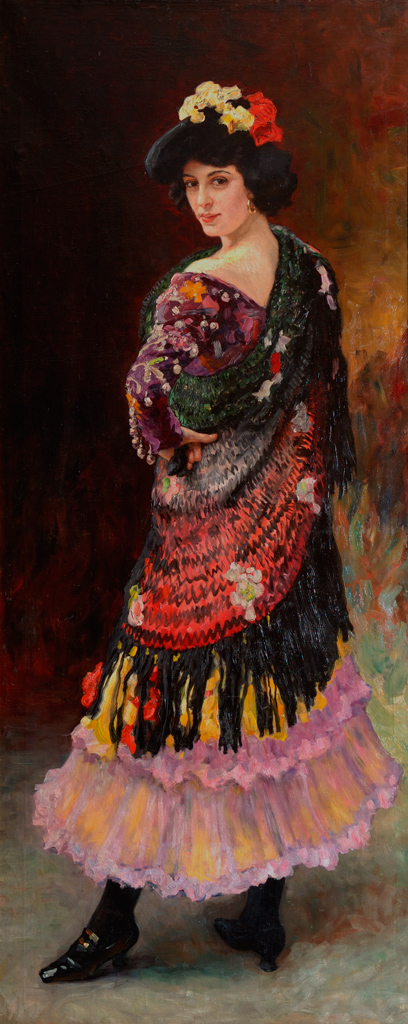 Богданов-Бельский. Испанская танцовщица. 1900-е