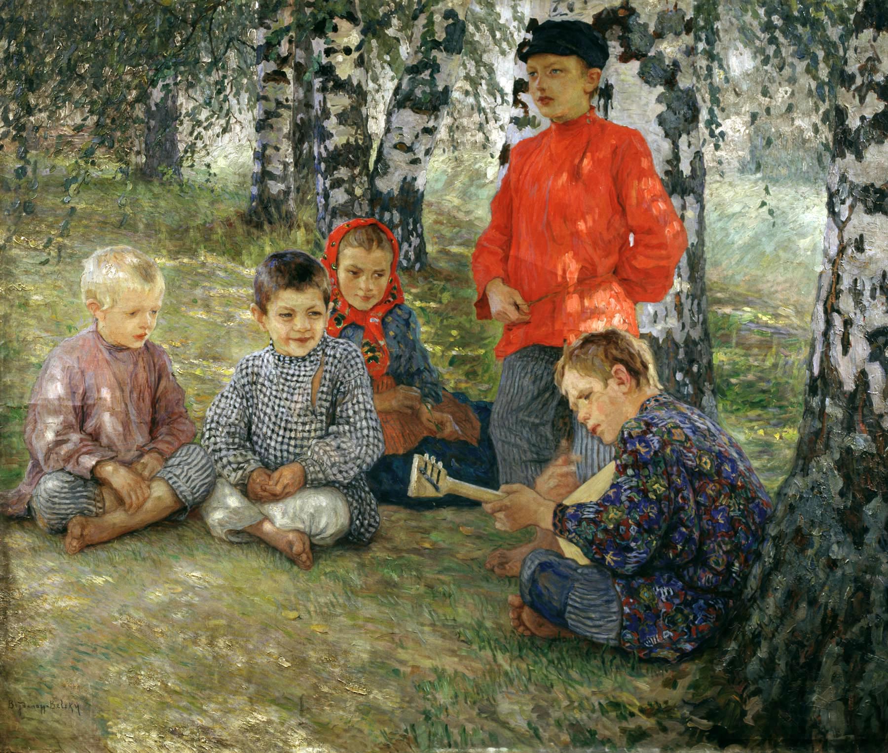 Богданов-Бельский. Виртуоз. 1891