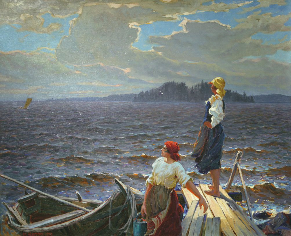 Федорович. На мостках. 1923