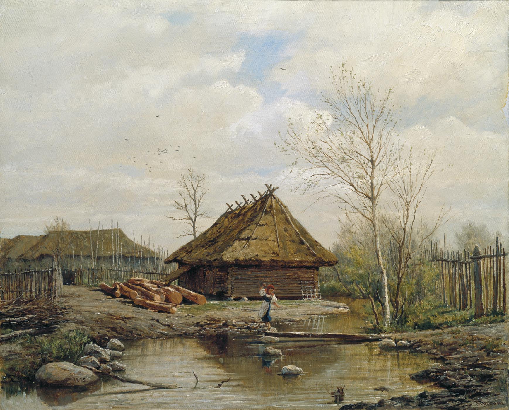 Брюллов П.. Весна. 1875