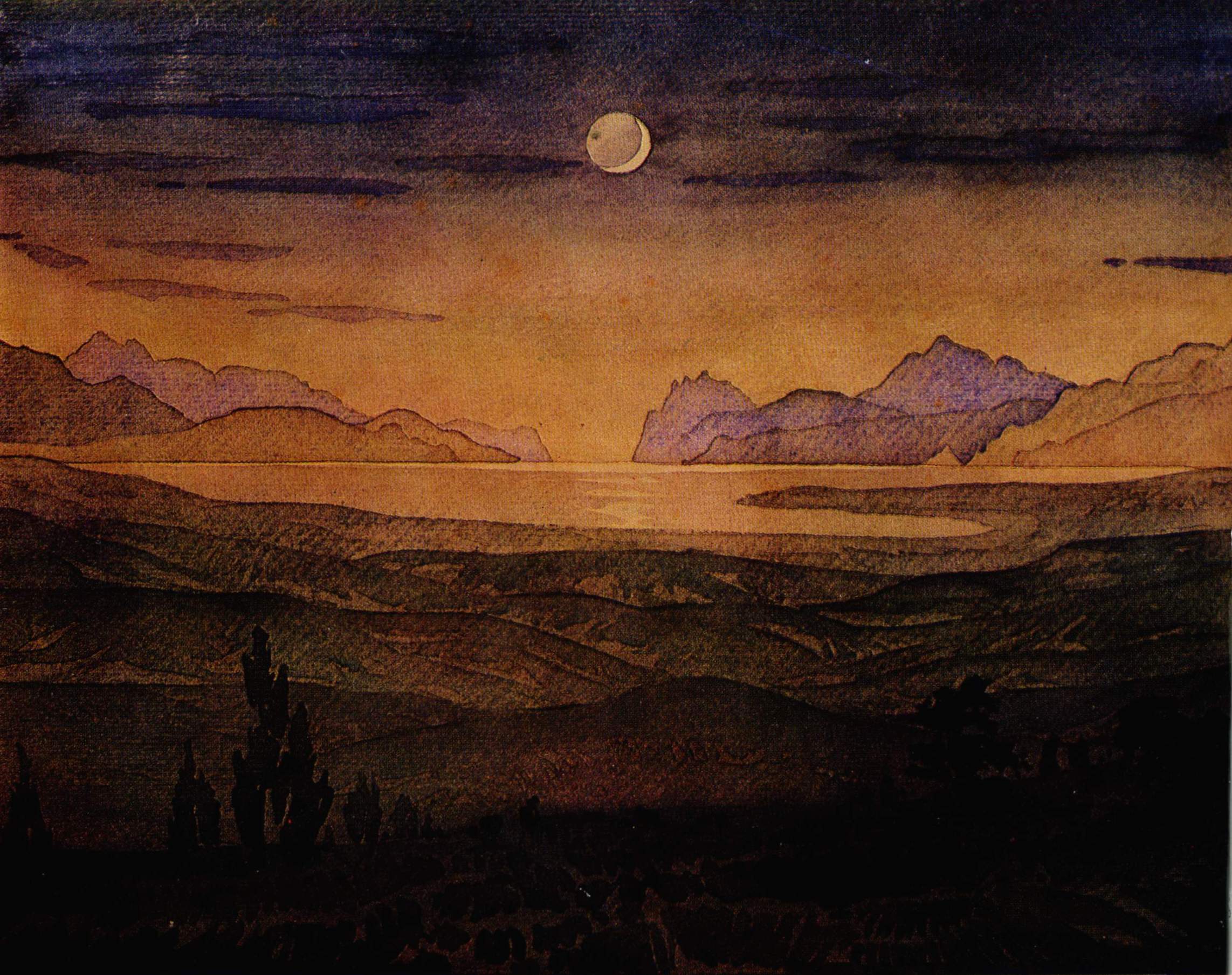 Волошин. Медный бубен ночи. 1925