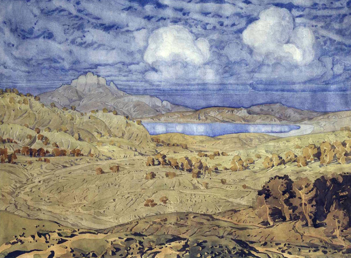 Волошин. Осенняя земля. 1924