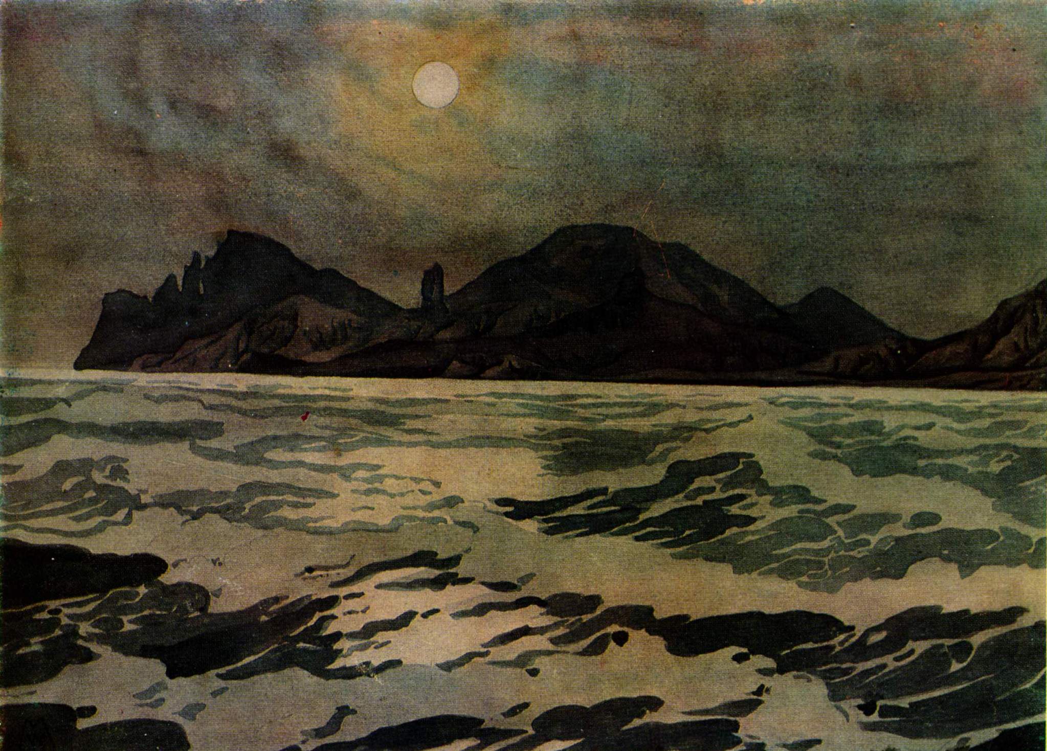 Волошин. Заливы гулкие земли глухой и древней. 1928