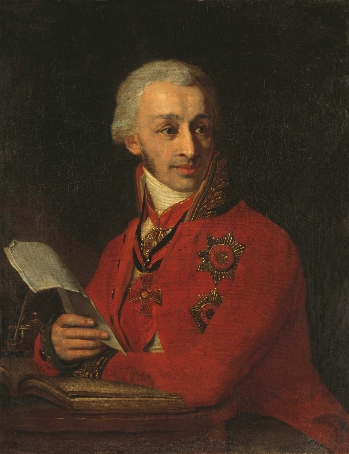 Боровиковский. Портрет государственного казначея Ф.А.Голубцова. Около 1806