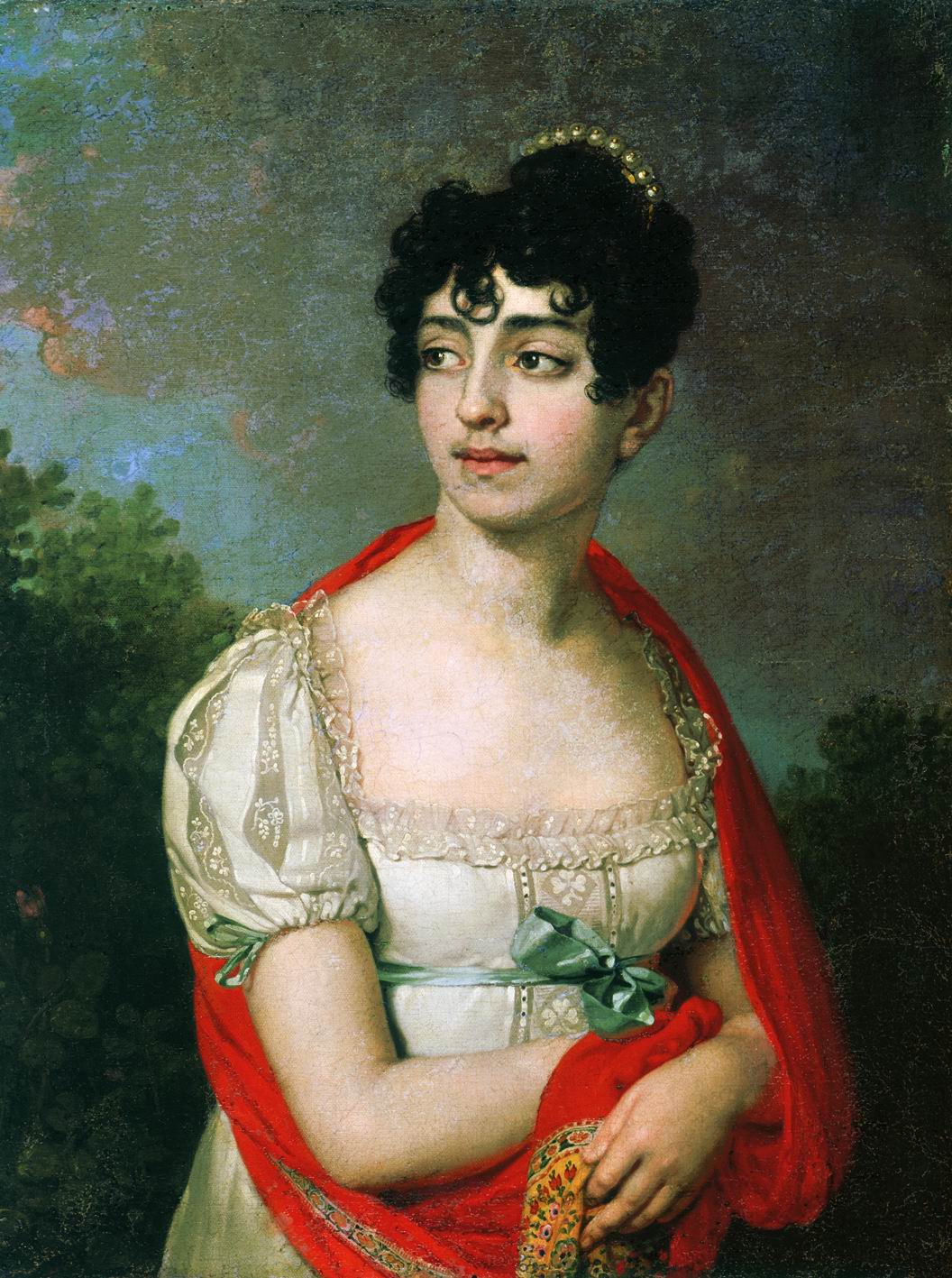 Боровиковский. Портрет княгини Барятинской. 1807