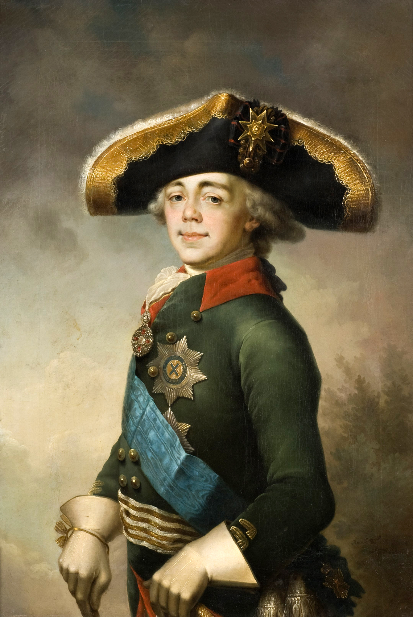 Боровиковский. Портрет Павла I, российского императора. 1796