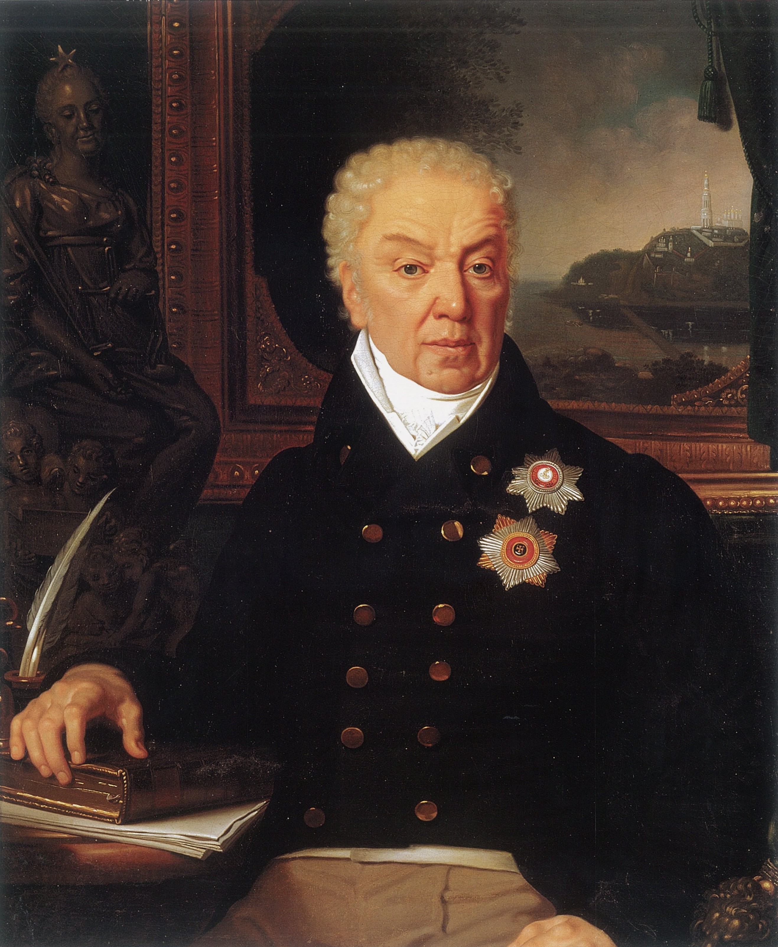 Боровиковский. Портрет министра юстиции Д.П. Трощинского . 1819
