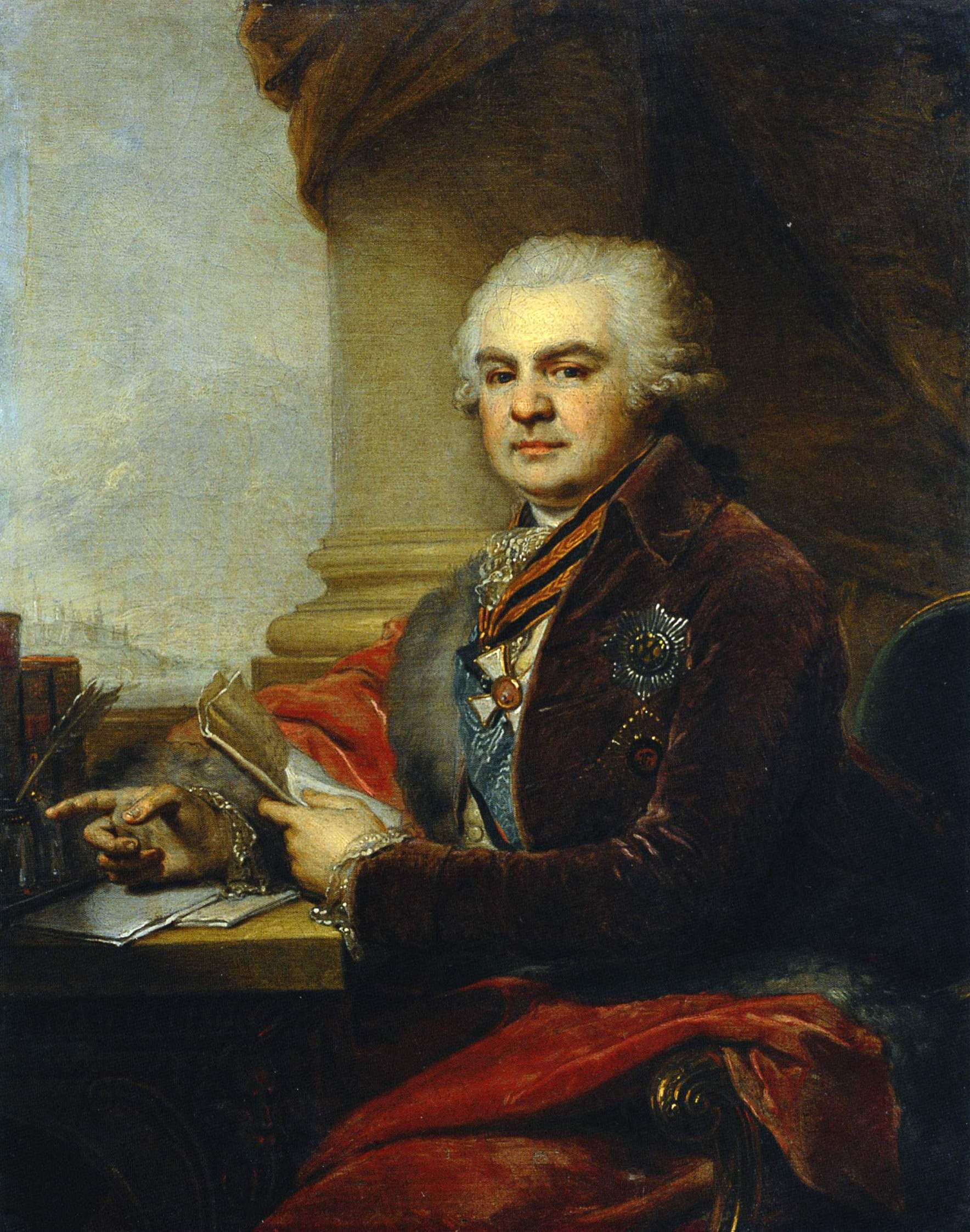 Боровиковский. Портрет графа А.Н. Самойлова . 1797