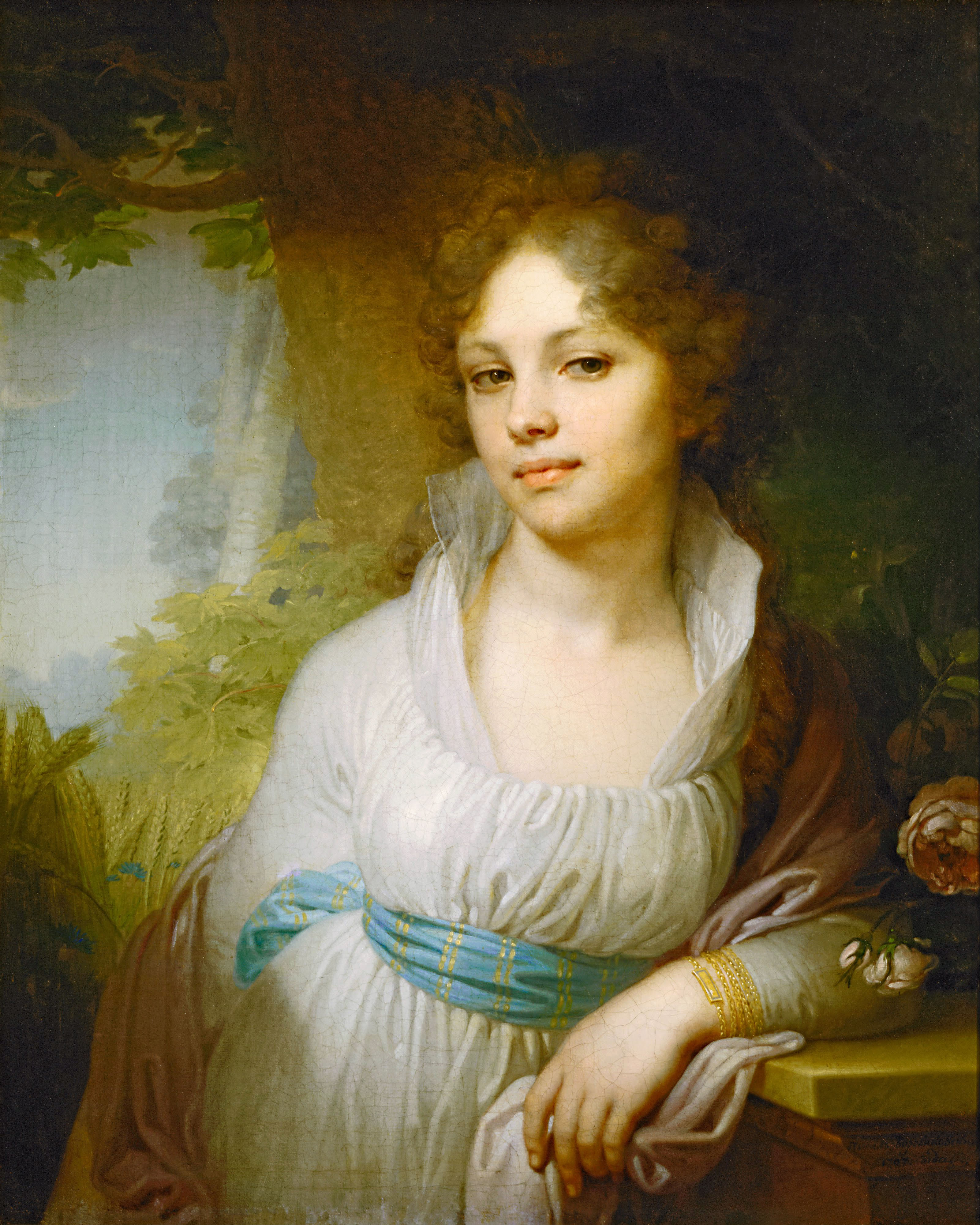 Боровиковский. Портрет Марии Ивановны Лопухиной. 1797