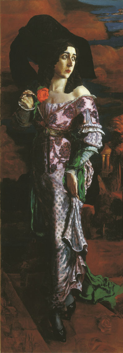 Зайцев М.. Портрет актрисы. 1913