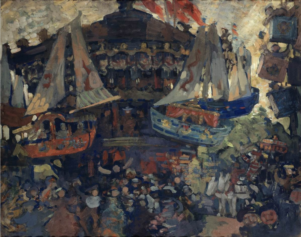 Сапунов Н.. Карусель (вариант). 1908